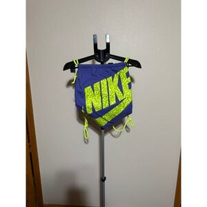 Nike Drawstring Cinch Sack Backpack Graphic Gym Bag Side Pocket